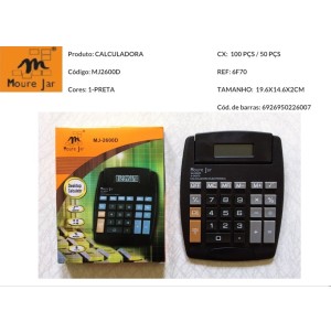  CALCULADORA DE BOLSO:MJ2600D