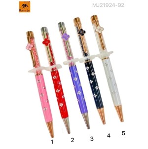 MJ21924-92 CANETA ESFEROGRAFICA, RETRATIL, DE CORPO METALICO------CX:500PÇS/MIN:50PÇS--BOX50PÇS CADA COR