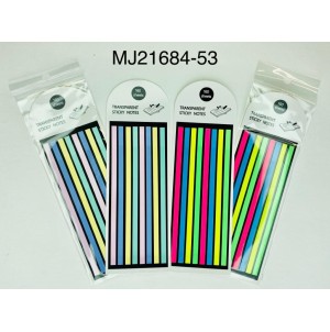 REF:MJ-L21684-53 BX C/12 LEMBRETE AUTO COLANTE TIPO MARCA TEXTO