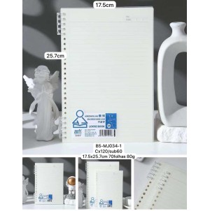 CADERNO. REF:B5-MJ034-1 MUL/30