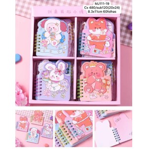 CADERNO. REF:111-19. 24P/C