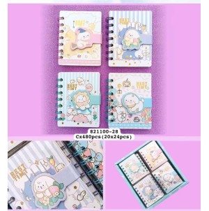 CADERNO. REF:821100-28. 24P/C-MIN:24PÇS