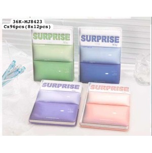 CADERNO. REF:36K-MJ8423 MUL/12PÇS MIN:24PÇS