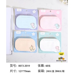 LEMBRETE DE PAPEL, AUTO-ADESIVOC/24 REF:0073-2019