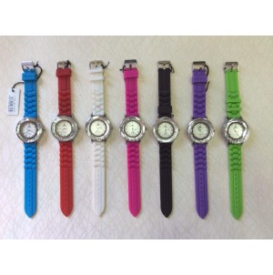 RELOGIO DE PULSO FEM C/PULS DE BORRACHA. L656