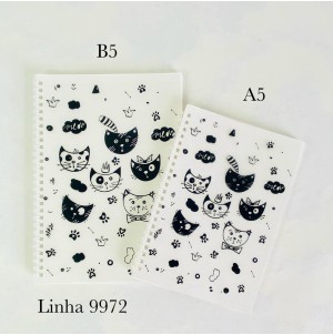 CADERNO. REF:B5-MJ9972 CX:128PÇS/SUB:32PÇS-MUL/8PÇS