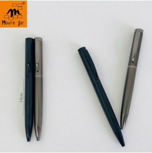 MJ21355-49A  CANETA ESFEROGRAFICA, RETRATIL, DE CORPO METALICO------CX:600PÇS/MIN:60PÇS-BOX:12PÇS