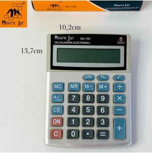 MJ100 CALCULADORA MEDIA-BATERIA-8DIG