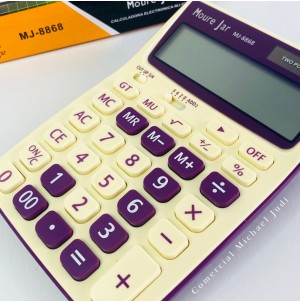MJ8868 CALCULADORA DE MESA -BATERIA-12DIG-------CX:80PC/MIN:40PC