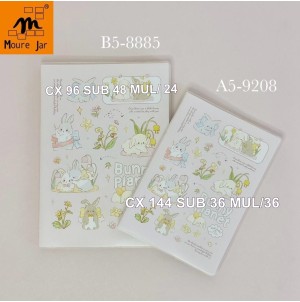 CADERNO. REF:A5-MJ9208.TAMANHO:14.2 X20.5cm- CX MASTER:144PÇS/SUB 36PÇS   -MUL/4PÇS