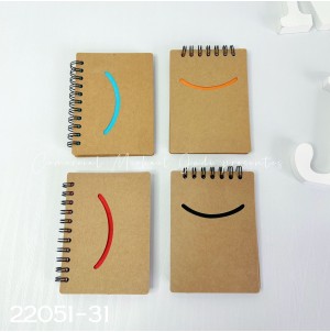  REF:MJW22051-31 CADERNO DE ANOTAÇÃO ------ CX:300PÇS /MIN:60PÇS /MUL:12PÇS