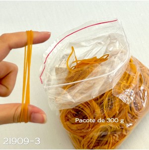 MJ21909-3 ELASTICOS BORRACHA 300 GR CX80PÇS SUB20 MUL/20