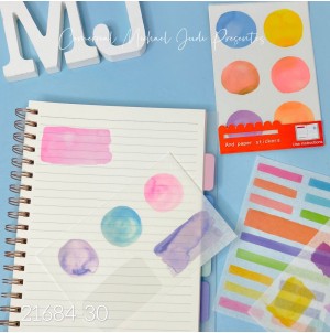 MJ-Y21684-30 LEMBRETE DE PAPEL AUTO -ADESIVO CX1200 PÇS SUB 120 MUL/10