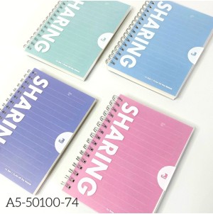 CADERNO. REF:A5-MJ50100-74 CX160 PÇS SUB 40 PÇS MUL/40