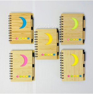 CADERNO. REF:MJ-W22051-59 16X12CM 70 FOLHAS CX C/144 SUB 72 PÇS MUL/12