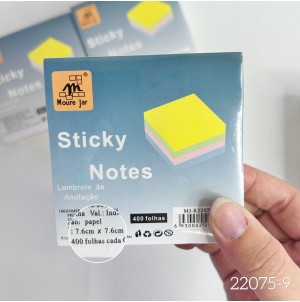 BLOCO DE ANOTACOES REF.MJ-R22075-9 CX 120 PÇS SUB 60 MUL/12