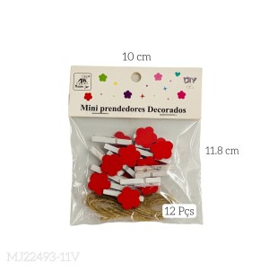 CLIPS PARA PAPEL, DE MDF. REF:MJ V22493-11. CX 480 PÇS SUB 120 PÇS MUL/12