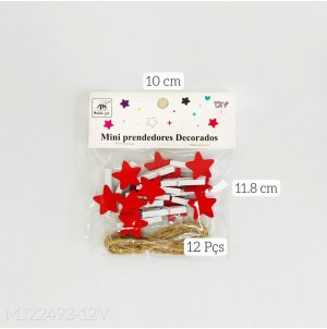 CLIPS PARA PAPEL, DE MDF. REF:MJ V22493-12. CX480 PÇS SUB 120 PÇS MUL/12