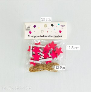 CLIPS PARA PAPEL, DE MDF. REF:MJ P22493-12. CX 480 PÇS SUB 120 PÇS MUL/12