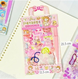 REF:XT MJ-1671-21 CARTELA ADESIVA DE PAPEL, COM DESENHOS.CX1152 PÇS SUB 120 PÇS MUL/24