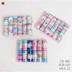 FITA ADESIVA MJ-J24613-24 CX 480PÇS SUB 120 PÇS MUL/12