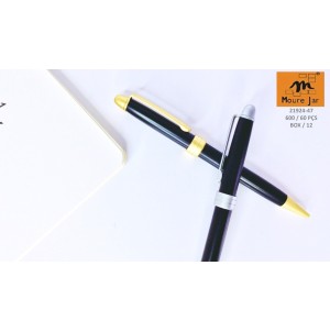 MJ21924-47 CANETA ESFEROGRAFICA RETRATIL CORPO METAL--------CX:600PÇS/MIN:60PÇS-BOX12PÇS