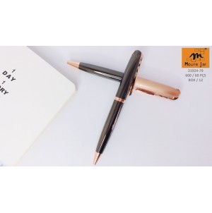 MJ21924-79 CANETA ESF  RETRATIL COM CORPO DE METAL -------CX:600PÇS/MIN:60PÇS-BOX:12PÇS