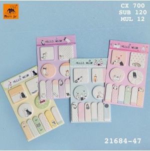 REF: MJ-L21684-47 LEMBRETE DE PAPEL, AUTO-ADESIVO. CX720 SUB 120 MUL/12