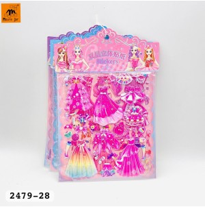 REF: MJ2479-28. BX C/12 CARTELA ADESIVA DE PAPEL, COM DESENHOS. CX960 SUB 120