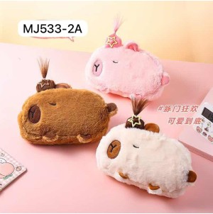  MJ533-2A ESTOJO PARA CANETA, DE POLIESTER CAPIVARA------CX:240PÇS/MIN:60PÇS-MUL:12PÇS