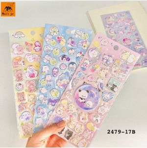 MJ2479-17B CARTELA ADESIVA DE PAPEL -------- CX:1440PÇS/MIN:120PÇS-MUL: 20PÇS