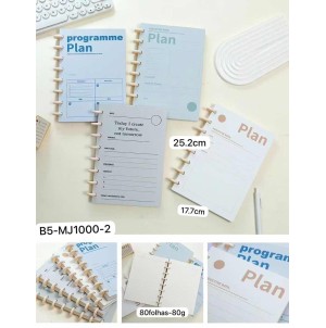 CADERNO. REF:B51000-2 ------------- CX:72PÇS/SUB:36PÇS   